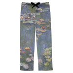 Water Lilies by Claude Monet Mens Pajama Pants - M