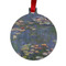 Water Lilies by Claude Monet Metal Ball Ornament - Front