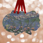 Water Lilies by Claude Monet Metal Ornaments - Double Sided