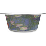Water Lilies by Claude Monet Stainless Steel Dog Bowl - Large