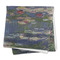 Water Lilies by Claude Monet Microfiber Dish Rag - FOLDED (square)