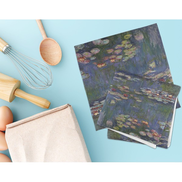 Water Lilies by Claude Monet Microfiber Dish Rag - LIFESTYLE
