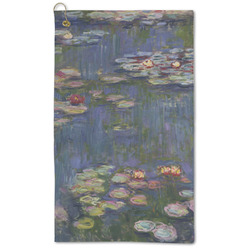 Water Lilies by Claude Monet Microfiber Golf Towel - Large