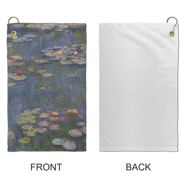 Water Lilies by Claude Monet Microfiber Golf Towels - Small - APPROVAL