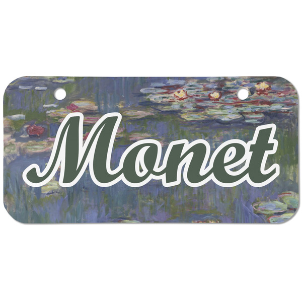 Custom Water Lilies by Claude Monet Mini/Bicycle License Plate (2 Holes)
