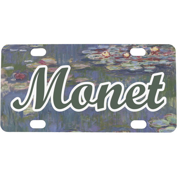 Custom Water Lilies by Claude Monet Mini/Bicycle License Plate
