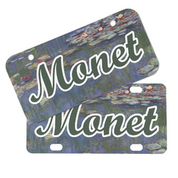Water Lilies by Claude Monet Mini/Bicycle License Plate