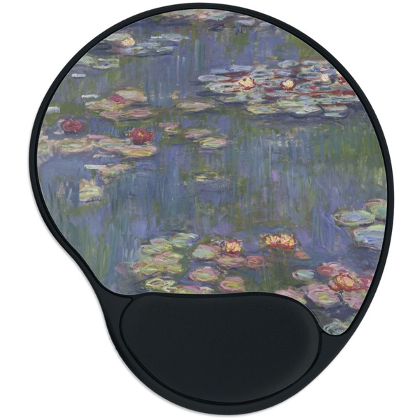 Custom Water Lilies by Claude Monet Mouse Pad with Wrist Support