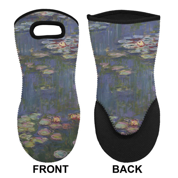 Water Lilies by Claude Monet Neoprene Oven Mitt (Front & Back)