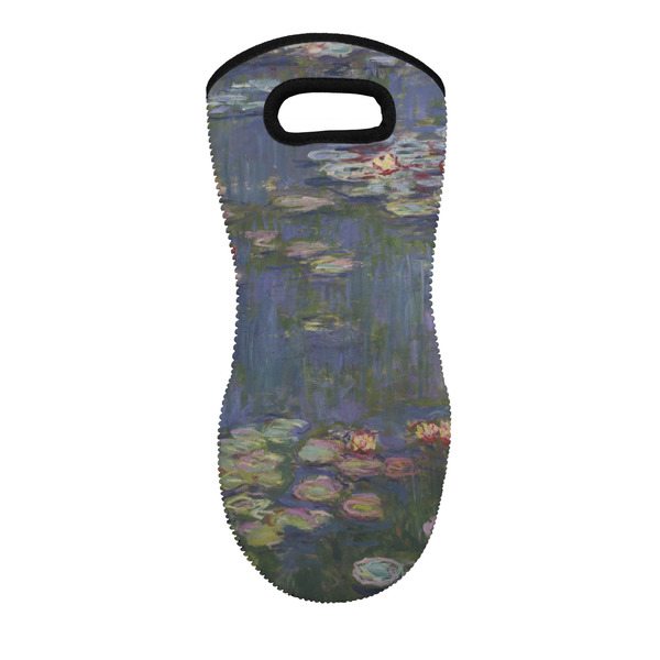 Custom Water Lilies by Claude Monet Neoprene Oven Mitt - Single