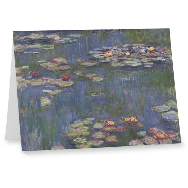 Custom Water Lilies by Claude Monet Note cards