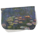 Water Lilies by Claude Monet Burp Cloth - Fleece