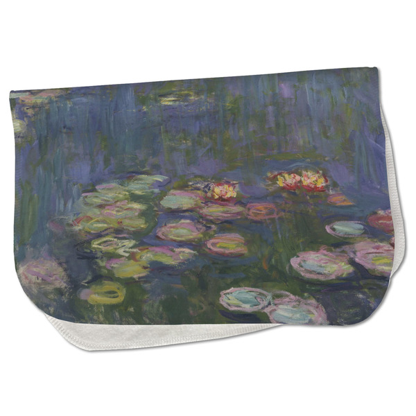 Custom Water Lilies by Claude Monet Burp Cloth - Fleece