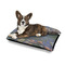Water Lilies by Claude Monet Outdoor Dog Beds - Medium - IN CONTEXT