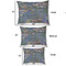 Water Lilies by Claude Monet Outdoor Dog Beds - SIZE CHART