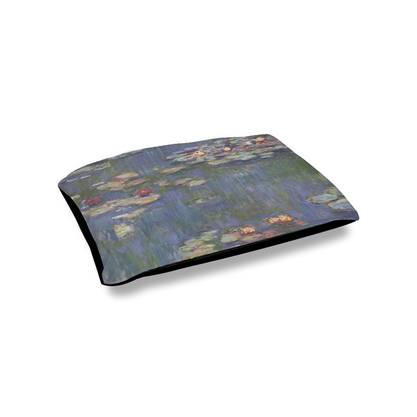 Custom Water Lilies by Claude Monet Outdoor Dog Bed - Small