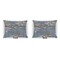 Water Lilies by Claude Monet Outdoor Rectangular Throw Pillow (Front and Back)