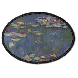 Water Lilies by Claude Monet Iron On Oval Patch