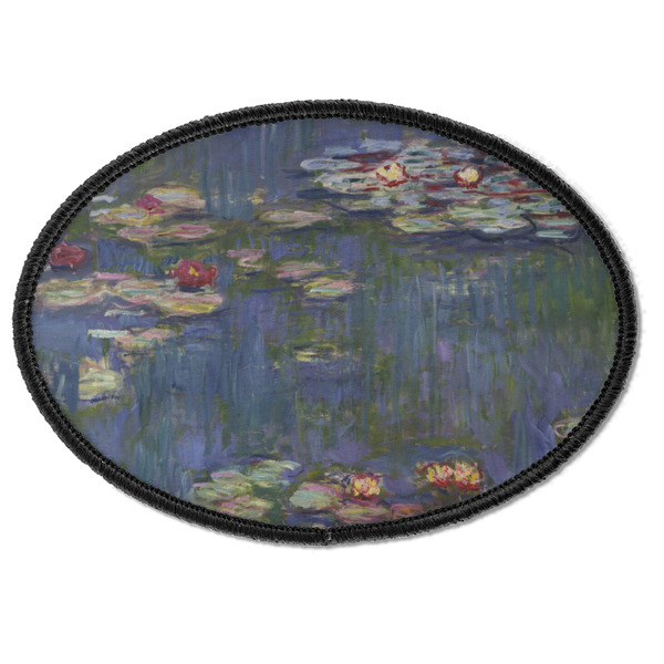 Custom Water Lilies by Claude Monet Iron On Oval Patch