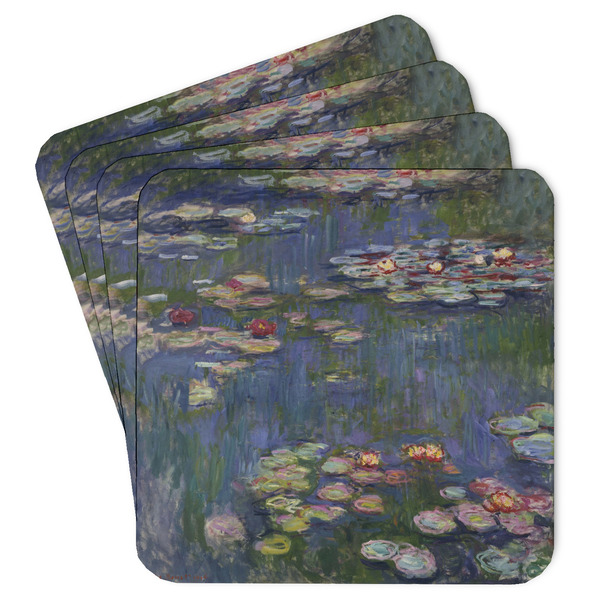 Custom Water Lilies by Claude Monet Paper Coasters