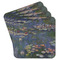 Water Lilies by Claude Monet Paper Coasters - Front/Main
