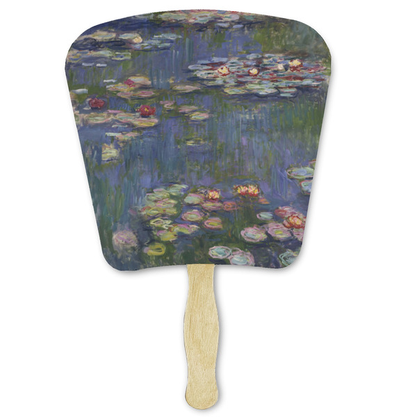 Custom Water Lilies by Claude Monet Paper Fan