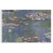 Water Lilies by Claude Monet Disposable Paper Placemat - Front View
