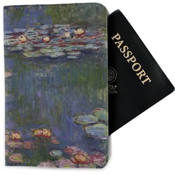 Water Lilies by Claude Monet Passport Holder - Fabric