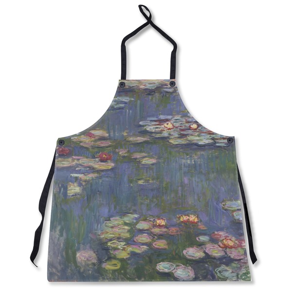 Custom Water Lilies by Claude Monet Apron Without Pockets