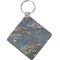 Water Lilies by Claude Monet Diamond Plastic Keychain