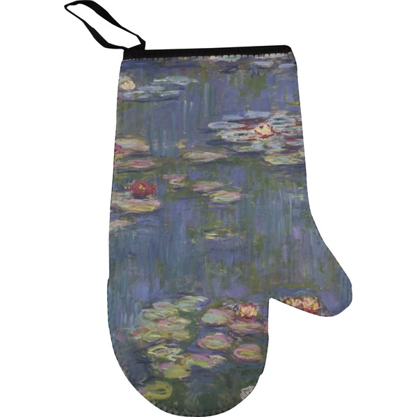 Custom Water Lilies by Claude Monet Right Oven Mitt