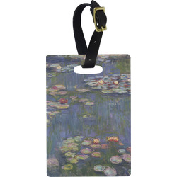 Water Lilies by Claude Monet Plastic Luggage Tag - Rectangular