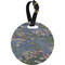 Water Lilies by Claude Monet Personalized Round Luggage Tag