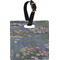 Water Lilies by Claude Monet Plastic Luggage Tag - Square