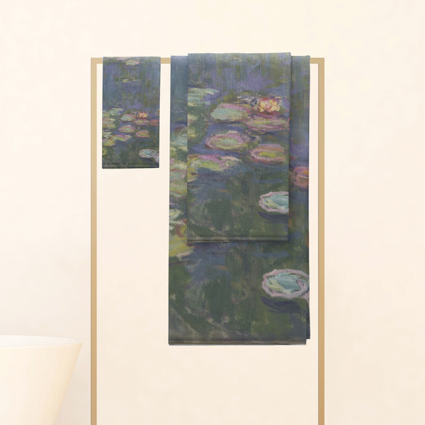 Water Lilies by Claude Monet Personalized Towel Set