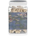 Water Lilies by Claude Monet Dog Treat Jar