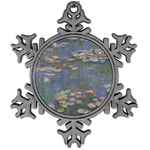 Water Lilies by Claude Monet Vintage Snowflake Ornament