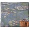 Water Lilies by Claude Monet Picnic Blanket - Flat - With Basket