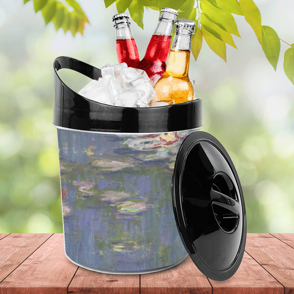 Water Lilies by Claude Monet Plastic Ice Bucket - LIFESTYLE