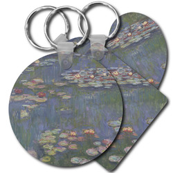 Water Lilies by Claude Monet Plastic Keychain