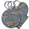 Water Lilies by Claude Monet Plastic Keychains
