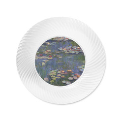 Water Lilies by Claude Monet Plastic Party Appetizer & Dessert Plates - 6"