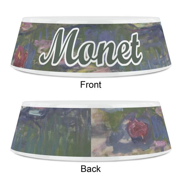 Water Lilies by Claude Monet Plastic Pet Bowls - Small - APPROVAL