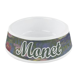 Water Lilies by Claude Monet Plastic Dog Bowl - Small