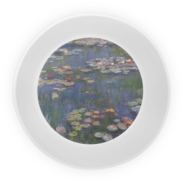 Water Lilies by Claude Monet Melamine Bowl - Center