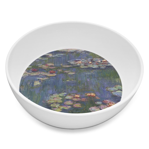 Custom Water Lilies by Claude Monet Melamine Bowl - 8 oz