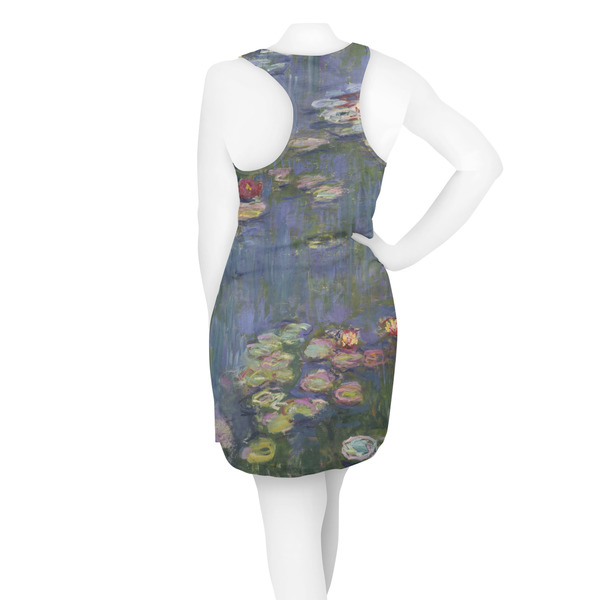 Water Lilies by Claude Monet Racerback Dress - On Model - Back