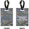 Water Lilies by Claude Monet Rectangle Luggage Tag (Front + Back)
