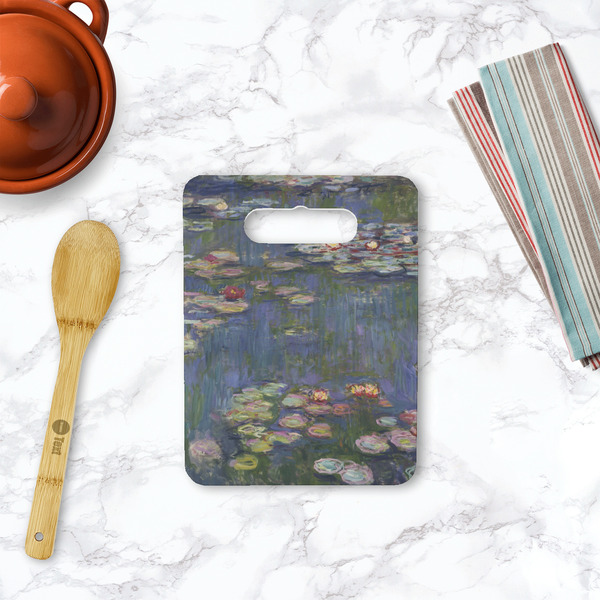 Water Lilies by Claude Monet Rectangle Trivet with Handle - LIFESTYLE