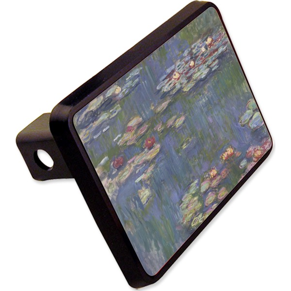 Custom Water Lilies by Claude Monet Rectangular Trailer Hitch Cover - 2"